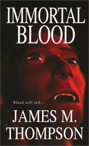 Cover of: Immortal blood