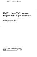 Cover of: UNIX system V system calls by Baird Peterson