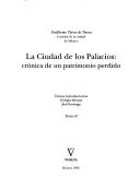 Cover of: ciudad de los palacios: crónica de un patrimonio perdido