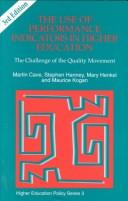 Cover of: The use of performance indicators in higher education: a critical analysis of developing practice