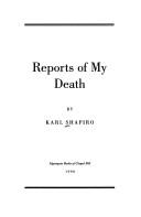 Cover of: Reports of My Death