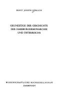 Cover of: Grundzüge der Geschichte der Habsburgermonarchie und Österreichs