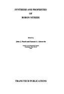 Synthesis and Properties of Boron Nitride (Materials Science Forum, Vol 54-55) by John J. Pouch