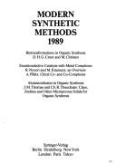 Cover of: Modern synthetic methods, 1989. by D.H.G. Crout and M. Christen.