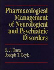Cover of: Pharmacological management of neurological and psychiatric disorders