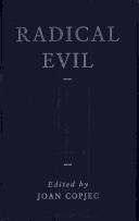 Cover of: Radical Evil (S) by Joan Copjec