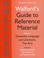 Cover of: Walford's Guide to Reference Material