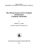 Cover of: marine fauna of New Zealand: Stylasteridae (Cnidaria: Hydroida)