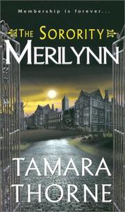 Cover of: The Sorority: Merilynn: The Sorority (Sorority Trilogy)