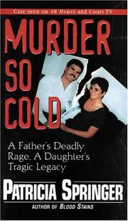 Cover of: Murder so cold by Patricia Springer