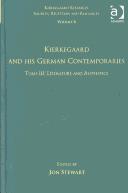 Cover of: Kierkegaard and his German contemporaries