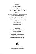 Cover of: Progress in Particle and Nuclear Physics, Volume 30 by International School of Nuclear Physics (1992 Erice, Italy), Amand Faessler, A. Faessler, Amand Faessler, A. Faessler