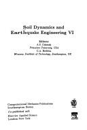 Cover of: Soil dynamics and earthquake engineering VI
