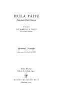 Cover of: Hula Pahu: Hawaiian Drum Dances : Ha'A and Hula Pahu : Sacred Movements (Bishop Museum Bulletins in Anthropology)