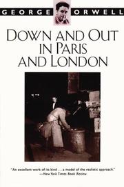 Cover of: Down and Out in Paris and London by George Orwell