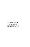 Cover of: Guirlande pour Tristan Derème: à l'occasion du centenaire de sa naissance