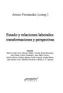 Cover of: Estado y relaciones laborales by Arturo Fernández