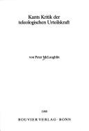 Cover of: Kants Kritik der teleologischen Urteilskraft