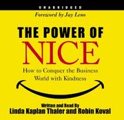 Cover of: The Power of Nice by Linda Kaplan Thaler