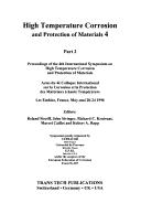 Cover of: High Temperature Corrosion & Protection of Materials 4 (Materials Science Forum,) | 