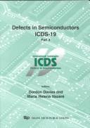 Cover of: Defects in Semiconductors: Icds-19 (Materials Science Forum Series Volumes 258-263)