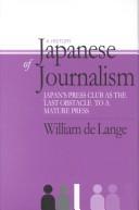 A History of Japanese Journalism by William De Lange