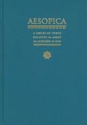 Cover of: Aesopica | Ben Edwin Perry