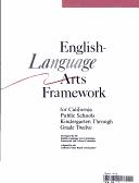 Cover of: English Language Arts Framework for California Public Schools, Kindergarten Through Grade Twelve