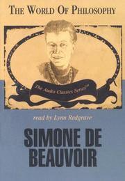 Cover of: Simone de Beauvoir (World of Philosophy)