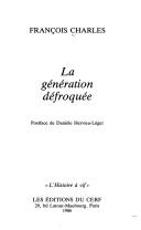 La génération défroquée cover
