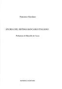 Cover of: Storia del sistema bancario italiano