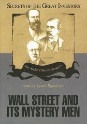 Cover of: Wall Street and Its Mystery Men (Secrets of the Great Investors)