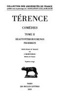 Cover of: Térence by Publius Terentius Afer
