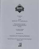 Cover of: Sigplan 97: 10th Conference on Programming Language, Design & Implementation (ACM Sigplan Notices,)