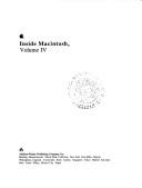 Cover of: Inside Macintosh by Rose, Caroline