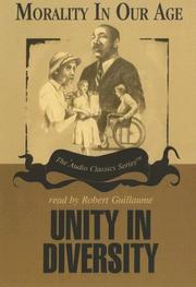 Cover of: Unity in Diversity (The Audio Classics)