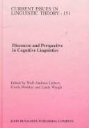 Cover of: Discourse and perspective in cognitive linguistics by edited by Wolf-Andreas Liebert, Gisela Redeker, Linda Waugh.