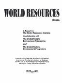 Cover of: World Resources 1994-1995