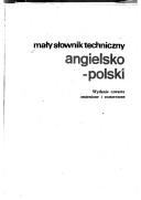 Mały słownik techniczny angielsko-polski by Sergiusz Czerni