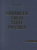 Cover of: Advanced Solid State Physics