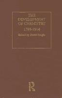 Cover of: The Development Of Chemistry, 1789-1914