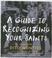 Cover of: A Guide to Recognizing Your Saints