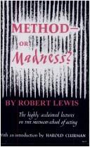 Cover of: Method or Madness by Robert Lewis, Robert Lewis