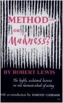 Cover of: Method--or madness? by Lewis, Robert