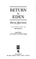 Cover of: Return to Eden by Harry Harrison