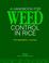 Cover of: Handbook for Weed Control in Rice
