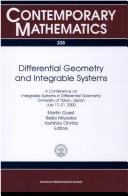 Cover of: Differential geometry and integrable systems | 