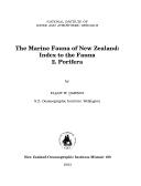Cover of: The marine fauna of New Zealand: index to the fauna.