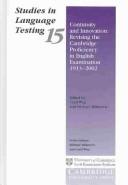 Cover of: BCP Enlarged Edition (Studies in Language Testing, 15) by 
