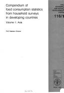 Cover of: Compedium of Food Consumption Stat Volume 1 (Fao Economic and Social Development Paper)